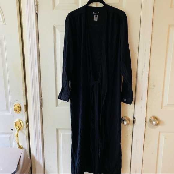 Universal Standard Rivers Wrap Dress Black Long Sleeve size 3XS US 2/4 Small - Picture 5 of 9